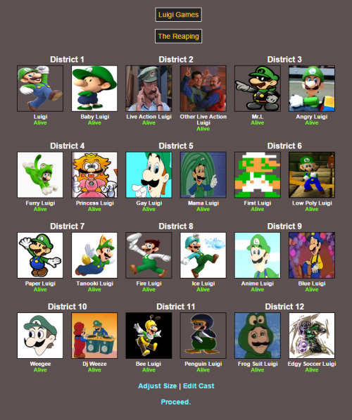 kingjulienxiii:  highlights from the luigi games