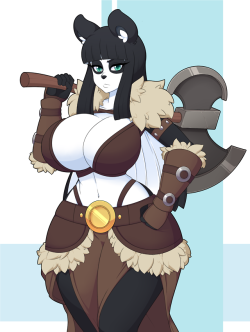 crankyconstruct:Gift art for Skecchi (skecchiart on twitter) of his character Lei