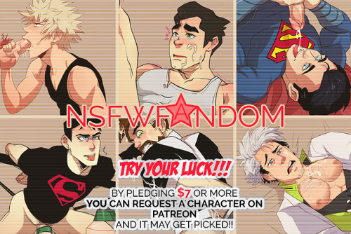 thensfwfandom:Every month more than one gets picked, why not try your luck!!!! Pledge on Patreon and