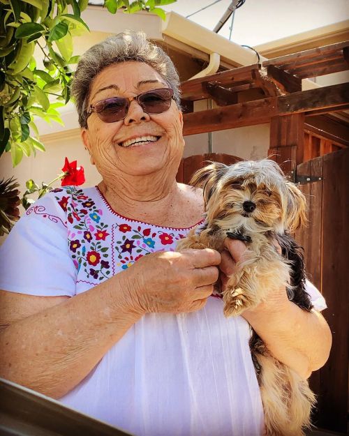 Mom And Pepe! ❤️❤️❤️  Say A Prayer For My Mom, She Fell Off A Step Ladder!