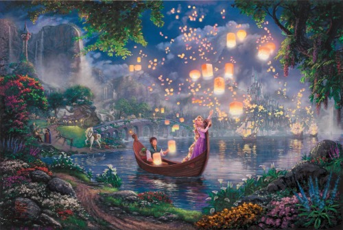 nicolenamias-inspirationboard:  Disney Dreams Collection By Thomas Kinkade 