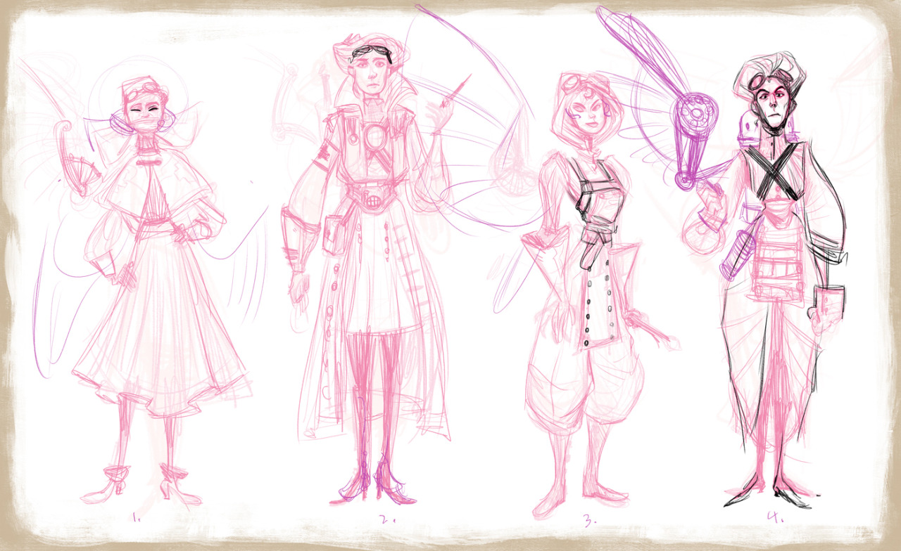 shantisart:For a short stint in January, I collaborated on a character design challenge