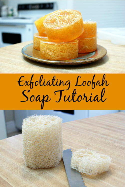 soapdeli:This easy homemade exfoliating loofah soap tutorial makes a fun weekend project you can cre