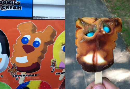 Sex shuckl:  zoinks  I love melted ice cream pictures