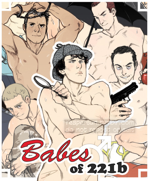 Someone reminded me that I never posted the artwork from my Sherlock pinup calendars, so I’m gonna post one a day for a few weeks. I’m not planning on making another calendar for 2016, but RedBubble has a weird calendar system so you can technically