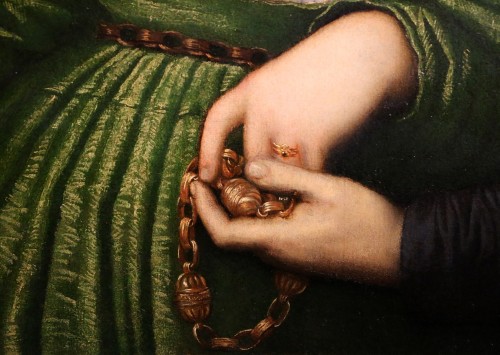 Paris Bordone - Venetian Lovers. Detail. 1525 - 1530