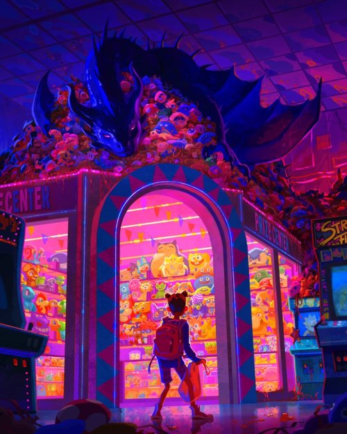 tamberella:  The arcade dragon’s lair How many characters can you spot? Twitter I Instagram