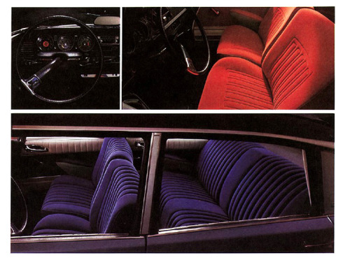 Citroen DS 21, German brochure, 1970. Via citroenet.org.uk. Gio Ponti was a big fan of this design i