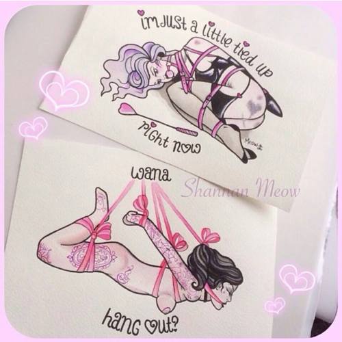 submissivefeminist:  satanbones:  Shannan Meow  These are adorable! 