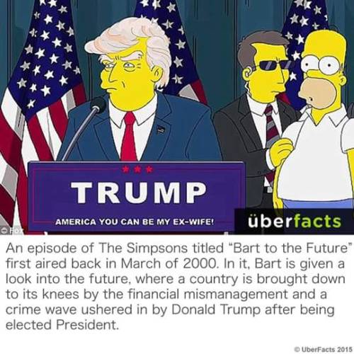 imthewritersway:The Simpsons predicted the future