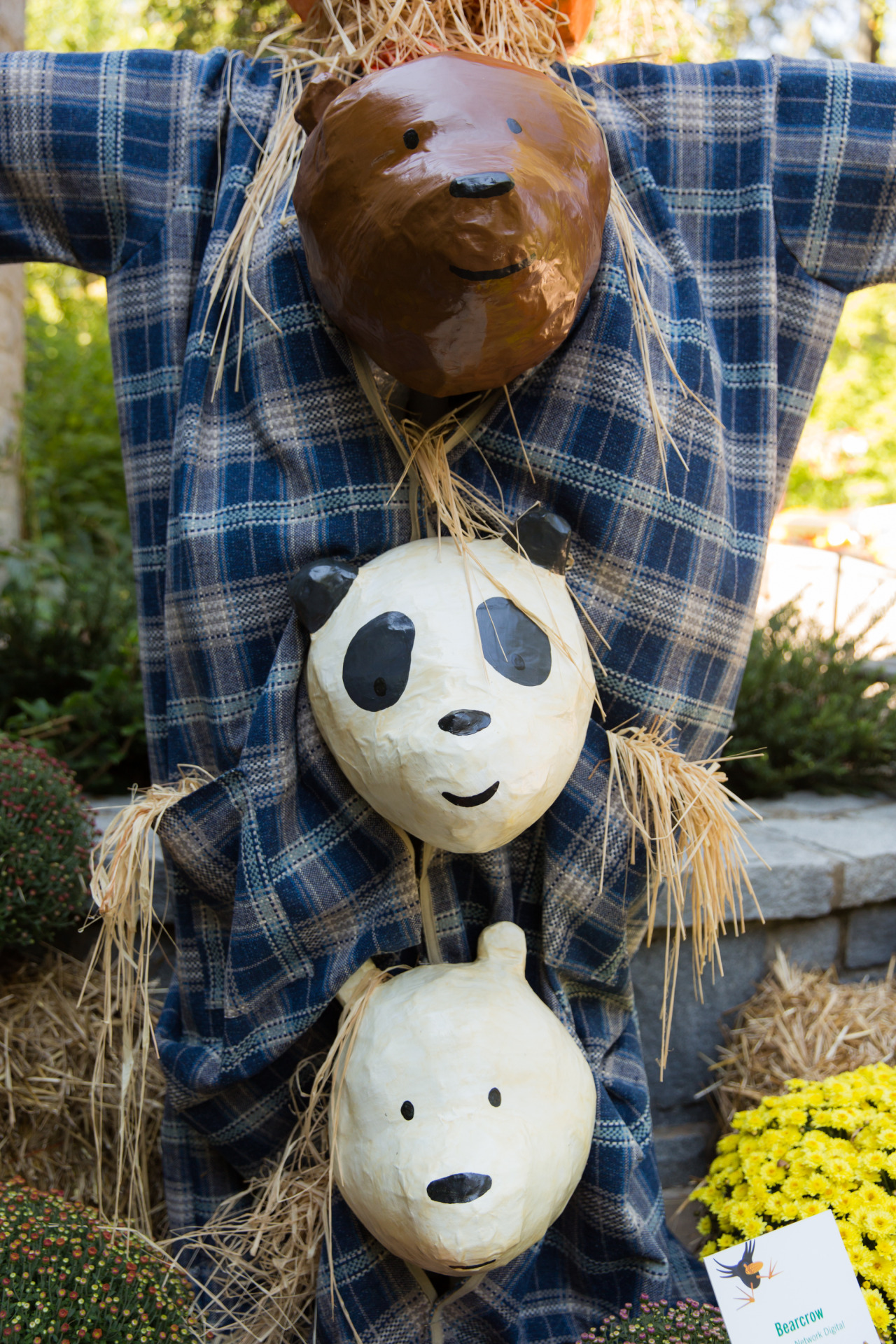 We Bare Bears Bearcrow at the Atlanta Botanical Gardens
