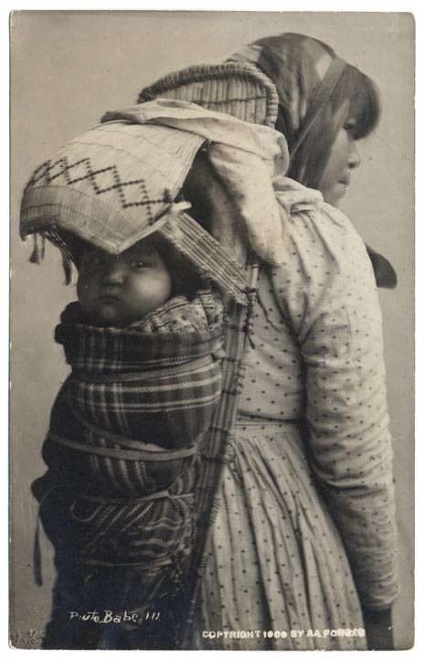 californiastatelibrary:  Paiute Baby. (1906) Andrew Alexander Forbes, photographer