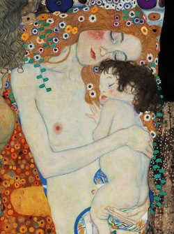 alxfulano:   Gustav Klimt, Mother and Child