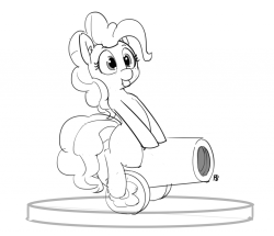 30minchallenge:Ah the Pinkie Pie amiibo, complete with party cannon!Thanks for participating everyone! Hope you had fun! we’ll see everyone for the Celestia challenge!Artists Included: Pabbles (http://pabbley.tumblr.com/)=3