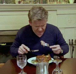 syac90:   Gordon was invited for dinner without knowing who the chef was.. Gordon