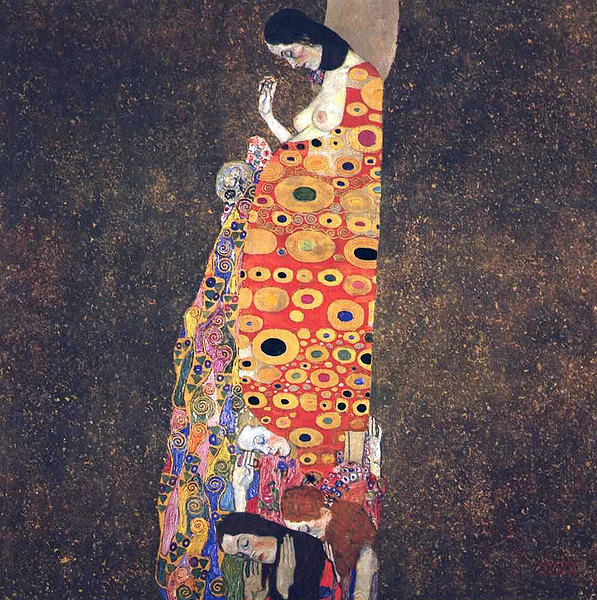 masterpiecedaily:  Gustav Klimt Hope II 1907-08 