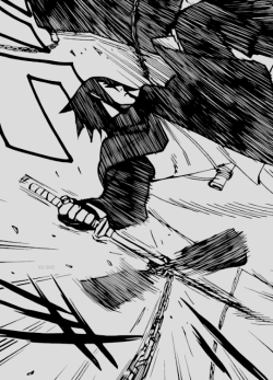 ki-shi:  Sasuke kicking some ass