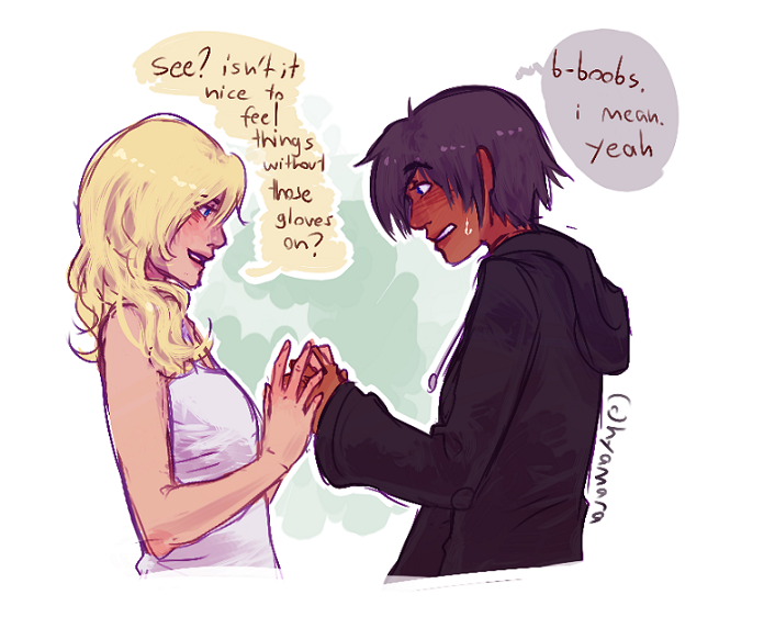 flaxenstrands:  thefatedmeeting; naminé knows how to flirt, blunt AND subtle 