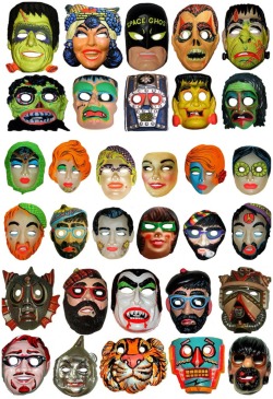 atomic-chronoscaph:  Vintage Halloween Masks