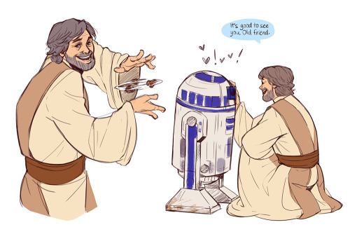 old man luke is a cinammon roll