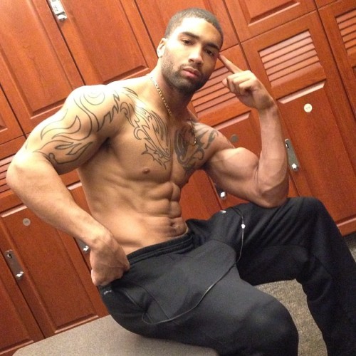 XXX blackgaygifs:  sexy-ass George Hill - eye photo