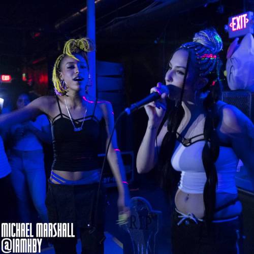 iamhby:  Pic of @bootychaaain and @lagoonychonga of the #SNOBMOBB, from their @hamoneverything #KawaiiTwerkRave performance.  #hamoneverything