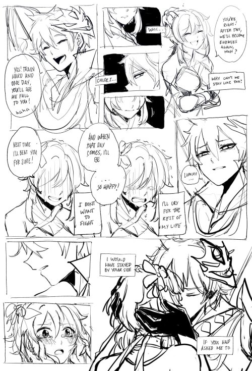 reposting my first chilumi art/comic!!! (read left to right)……. yes, i did not choose 