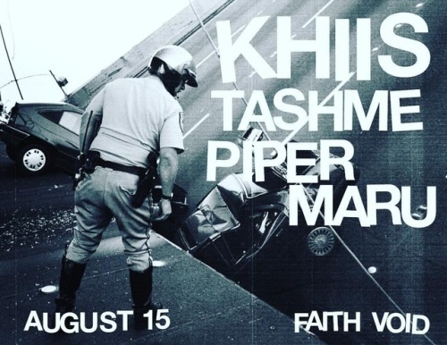 ONE WEEK TODAY @faithvoidshop. Very excited to finally catch KHIIS. Their demo from 2017 was easily 