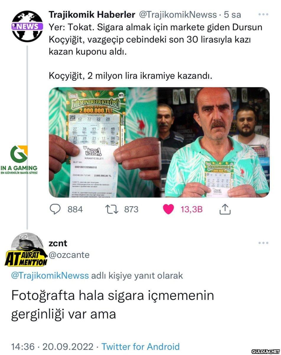 530-) Sigara parasıyla...