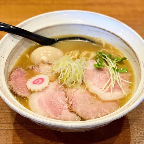 Tori-Paitan Ramen (Creamy chicken broth). NOROMA is the one of the highest rated ramen shops in Nara