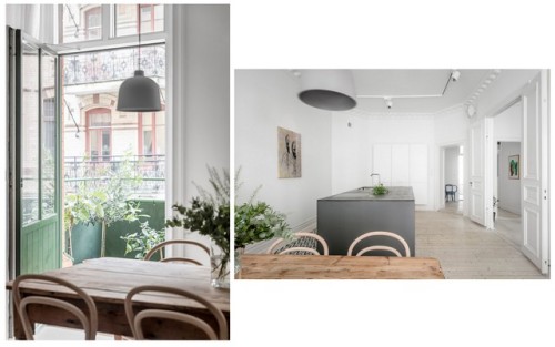 Minimalistic Swedish Apartment | Goteborg, SwedenLayout:(Source: alvhem.com)