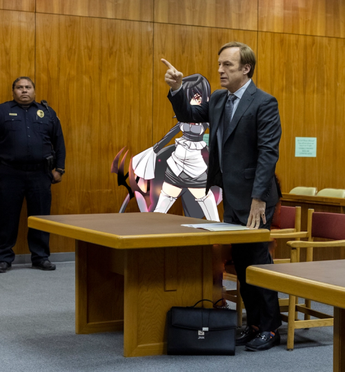 Saul Goodman Defending Madoka Magica Characters In Court!