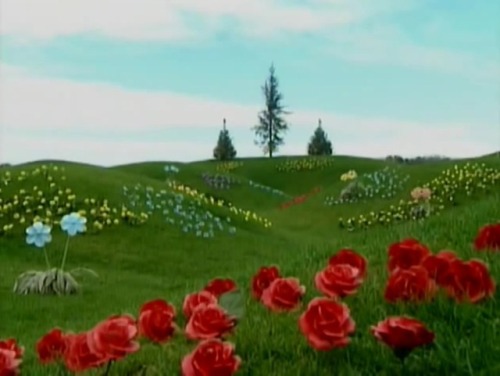 suturesque:teletubbies backgrounds are so dreamy