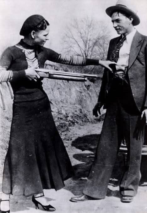 Porn Bonnie Parker & Clyde Barrow photos