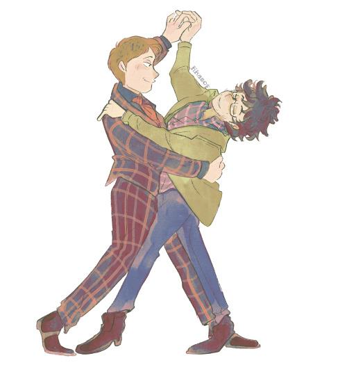 Hannigram commission for a client on twitter! I was given total free liberty aside from a “sweet” pr