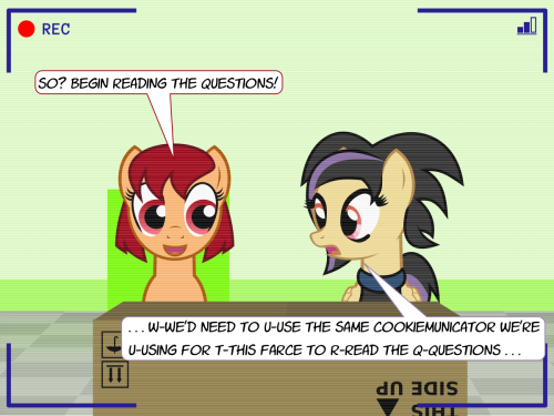 askthecookies:  Sakura: … unplug it, read a question, then plug it again? Baka! Licorice: S-Siiiiiiiigh. 