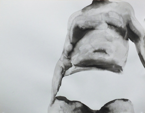 Gregor KalusP1020 - 64x50 [cm] (ink on paper)tribute to the aesthetics of an imperfect body