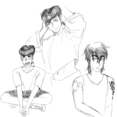 gaym0n:  josuke doodles for fun