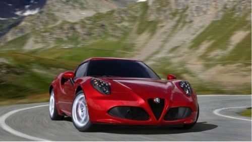 The $72,499 Alfa Romeo 4C has a 1.75 litre turbocharged 4 cylinder engine, and is simply a stunning 