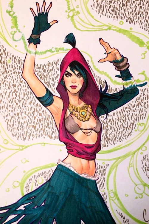 itsprecioustime:copic marker morrigan