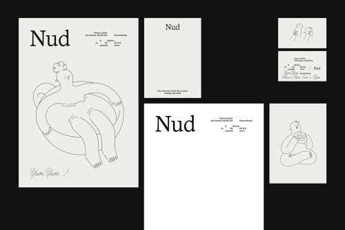 Brand Identity for Nud by Maniac StudioNud is an artisanal bakery and coffee shop specialized in sou