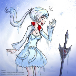 Icy Weiss Schnee 1 Looks like Weiss Schnee got caught in an ice trap, she better more quick before she gets stuck. Winning suggestion of the fanart community event.//Like what you see?  Support us for more on going art content, bonus art, and uncensored