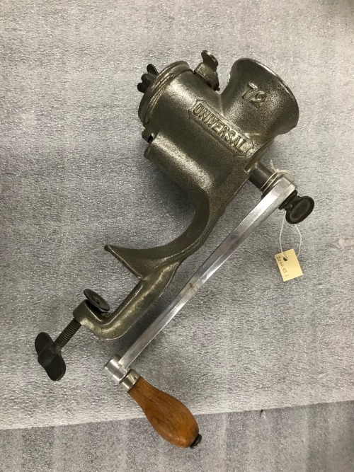 #FridayFeature of new accessions to the JMM collections: Tabletop clamp meat grinder. From the donor