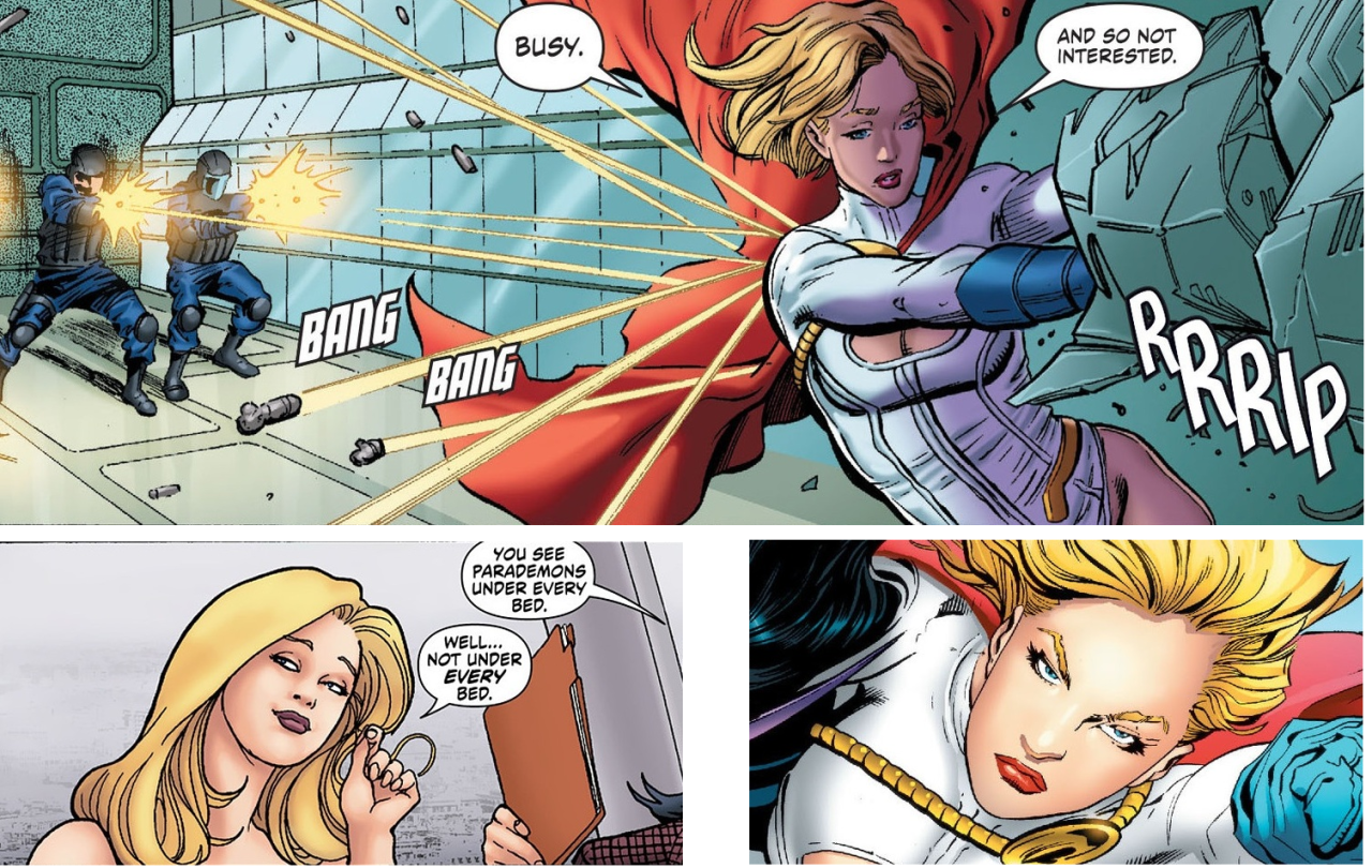 xchaix:  Huntress/Power girl : Worlds’ Finest Karen - The many faces of a trouble