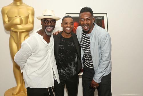 soph-okonedo:  Isaiah Washington, Larenz Tate and Bill Bellamy attend The Academy of Motion Picture 