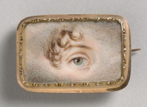 philamuseum:The trend of miniature eye portraits being used as tokens of love originated in 1785 wit