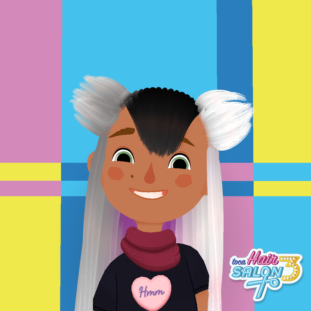 duckadoodle3: Toca Hair Salon: Pride Flag edition pt. 1! Me and @fritternx worked