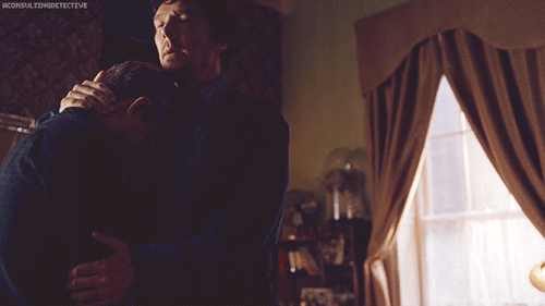 aconsultingdetective: Gratuitous Sherlock GIFs Sherlock: It’s okay.John: It’s not.Sherlo