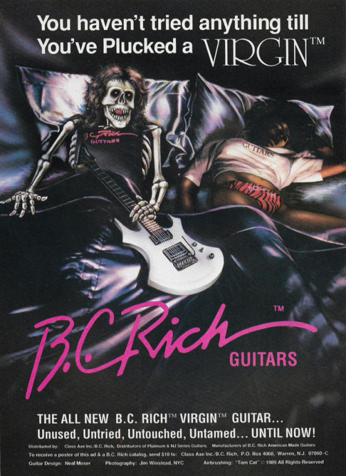 B.C. Rich Virgin GuitarsJuly 1990