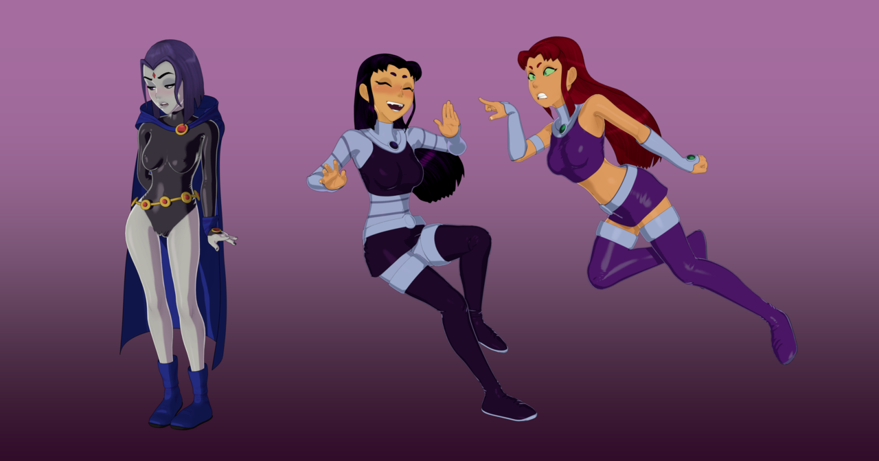 skuddpup:  I made Starfires sister, Blackfire!! All 3 of these models can be downloaded
